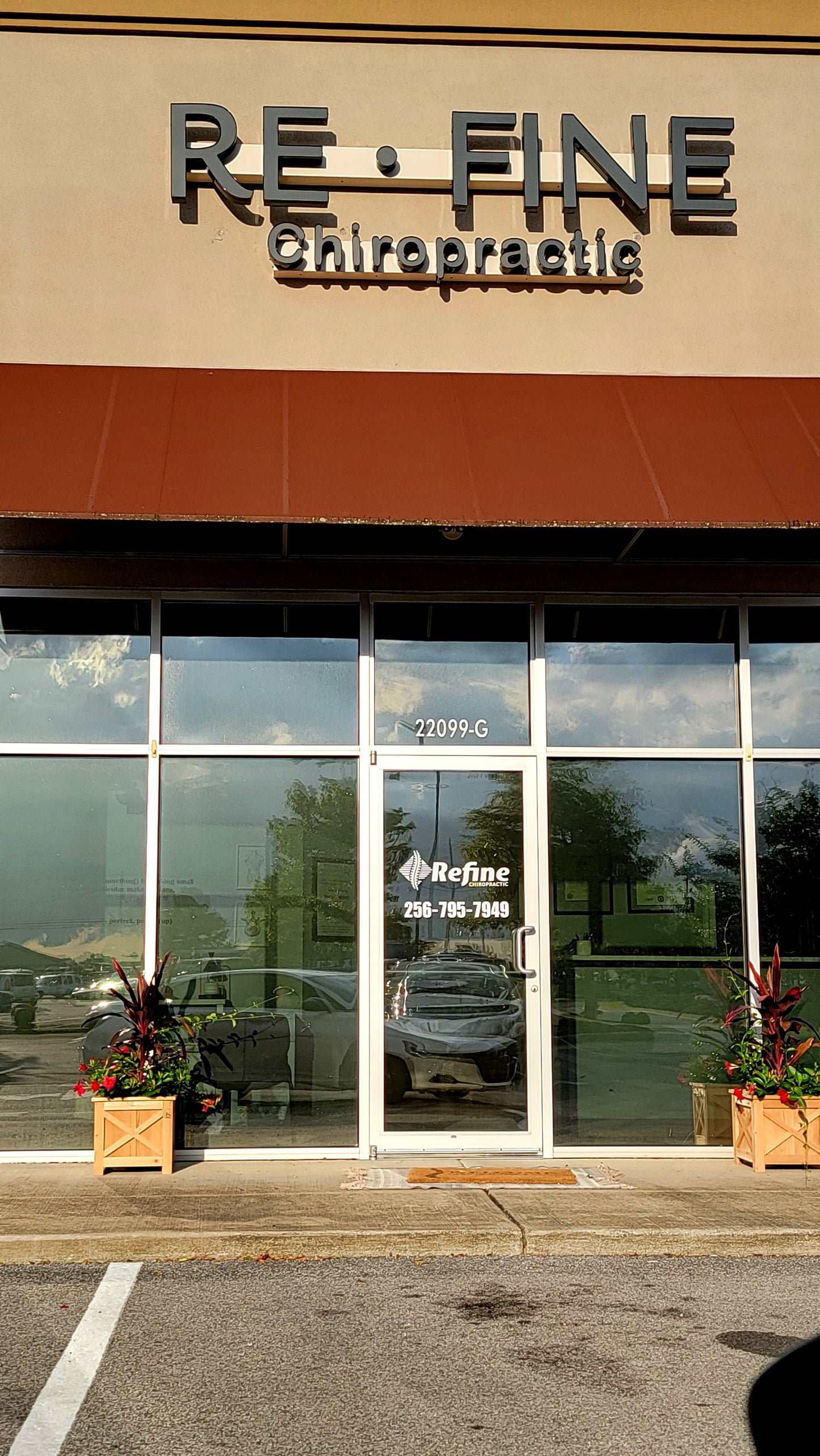 Refine Chiropractic Window Vinyl